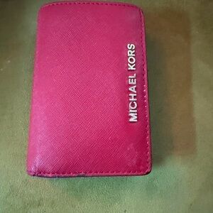 Michael Kors red wallet